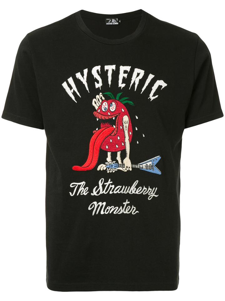 Hysteric Glamour The Strawberry Monster T-shirt - Black