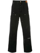 Heron Preston Wide-leg Jeans - Black