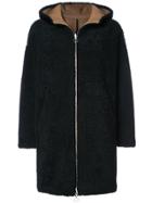 Sprung Frères Reversible Shearling Coat - Blue