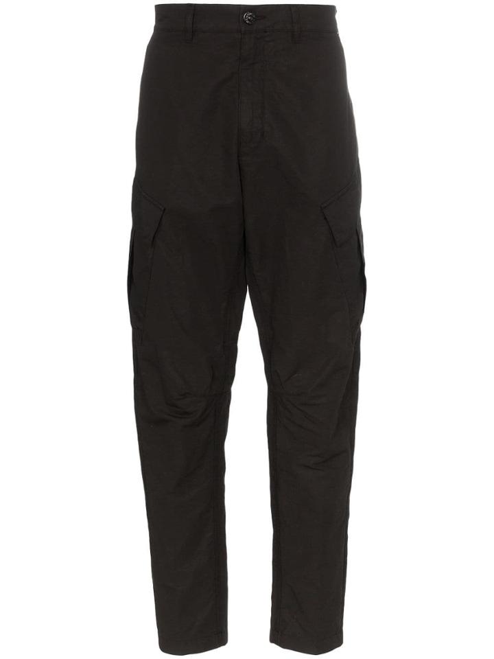 Stone Island Shadow Project Patch Pocket Straight Cotton Linen Blend