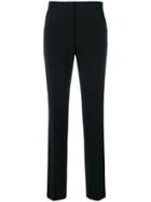 Alberta Ferretti Tasche A Filo Tailored Trousers - Black