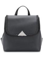 Emporio Armani Fold Over Backpack - Black