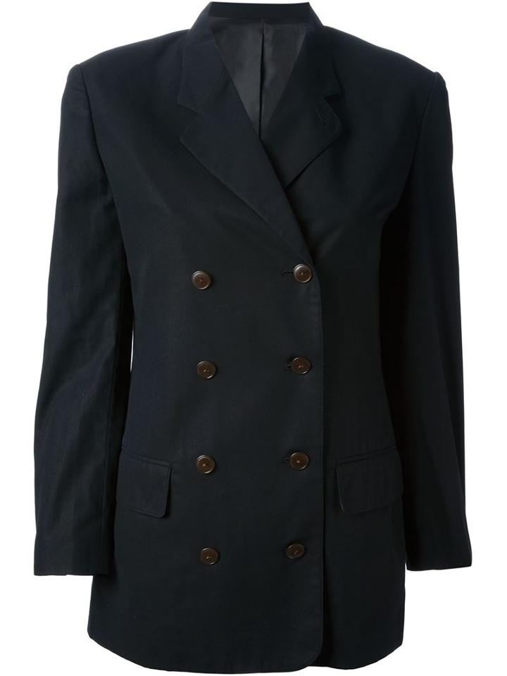 Jean Paul Gaultier Vintage Double Breasted Jacket, Women's, Size: Small, Blue