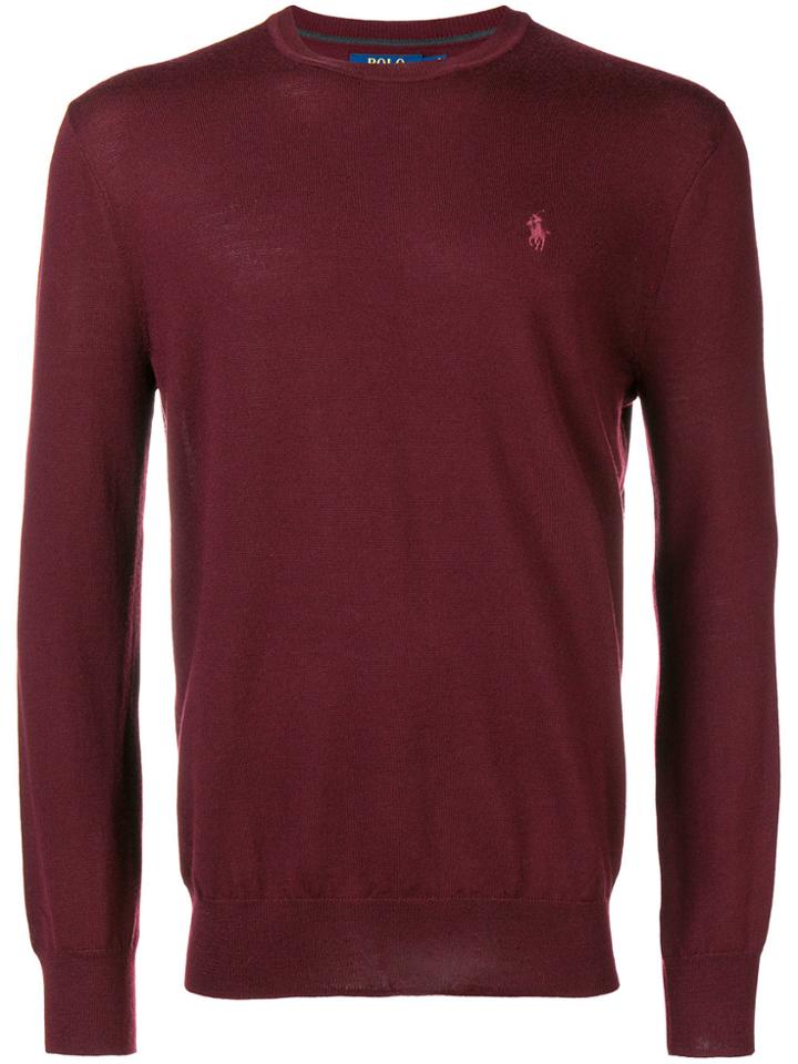 Polo Ralph Lauren Classic Fitted Jumper - Red