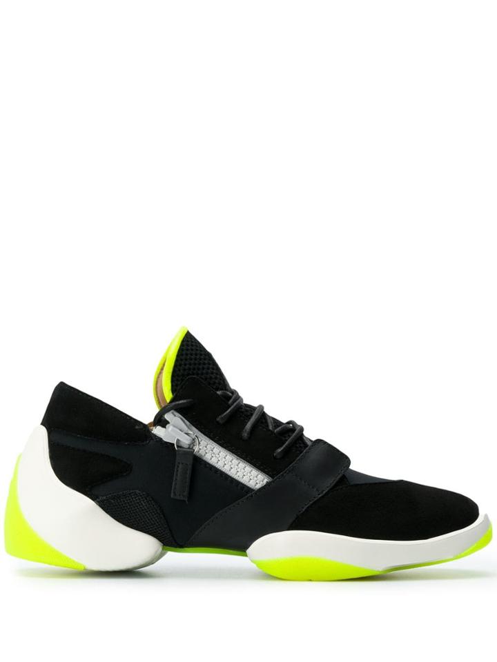 Giuseppe Zanotti Suede Jump Sneakers - Black