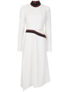 Mugler Cut-out Dress, Women's, Size: 36, White, Polyester/acetate