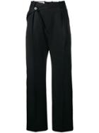 Jil Sander Tailored Wide Leg Trousers - Blue