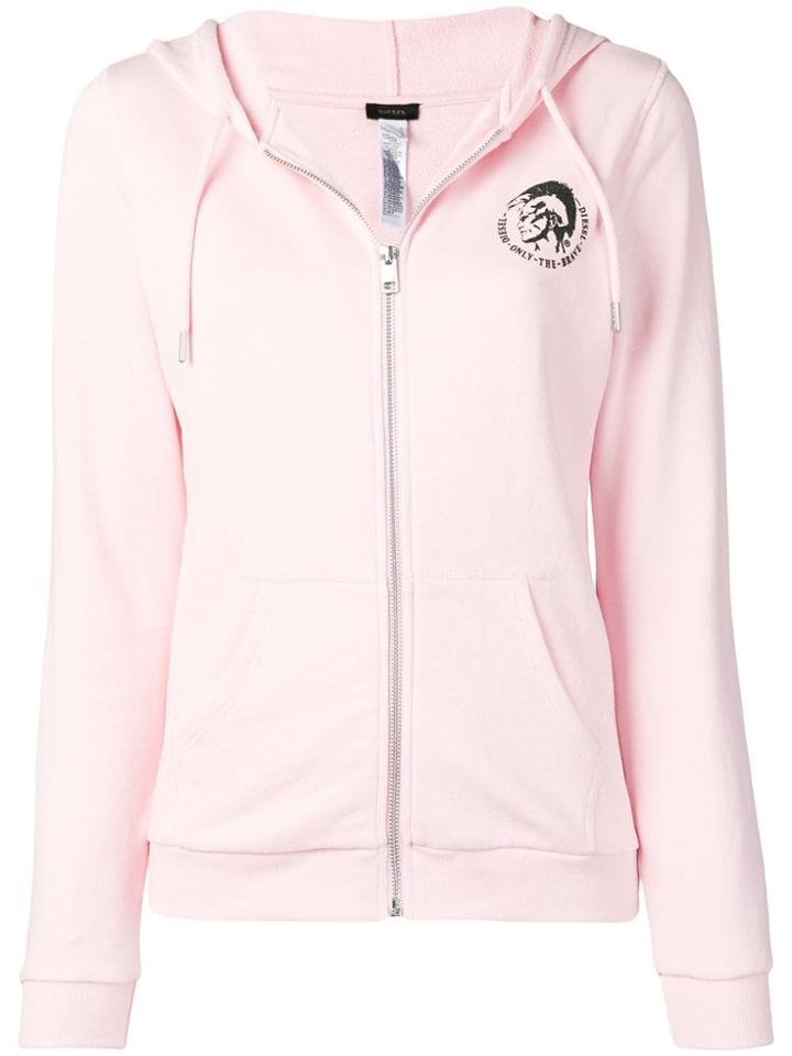 Diesel Mohawk Logo Hoodie - Pink