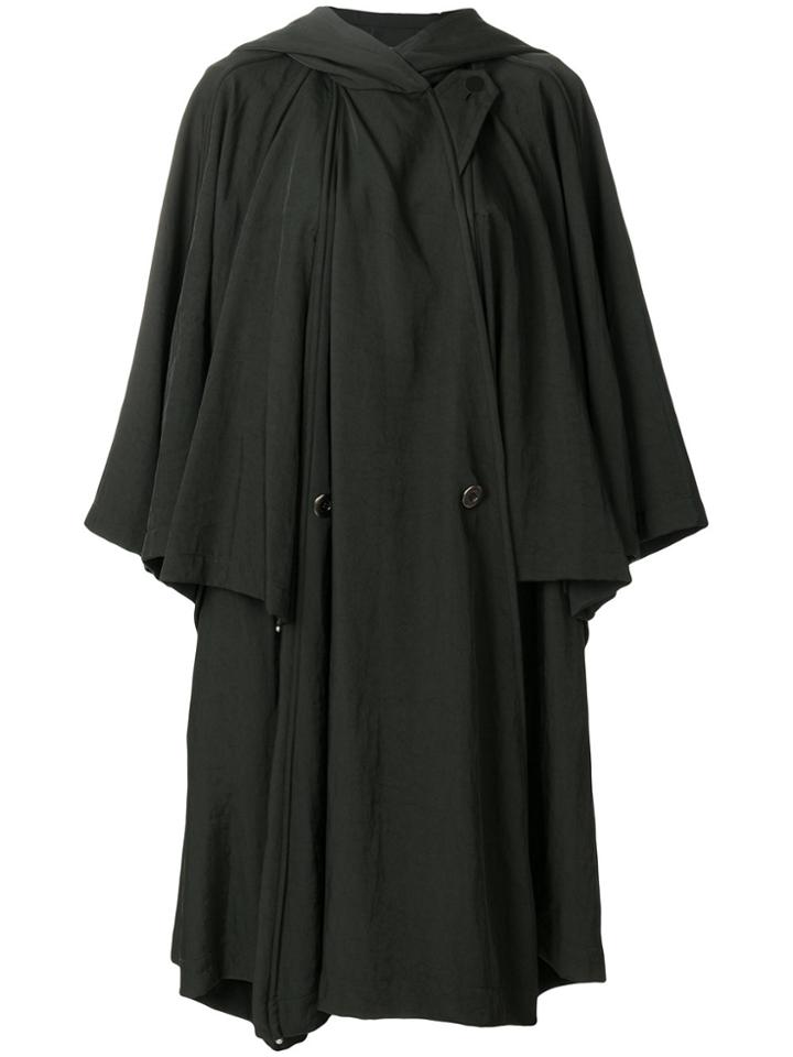 Issey Miyake Vintage Umbrella Cape Coat - Green
