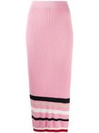 Cashmere In Love High Waisted Knitted Skirt - Pink