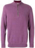 N.peal The Carnaby Cashmere Jumper - Pink & Purple