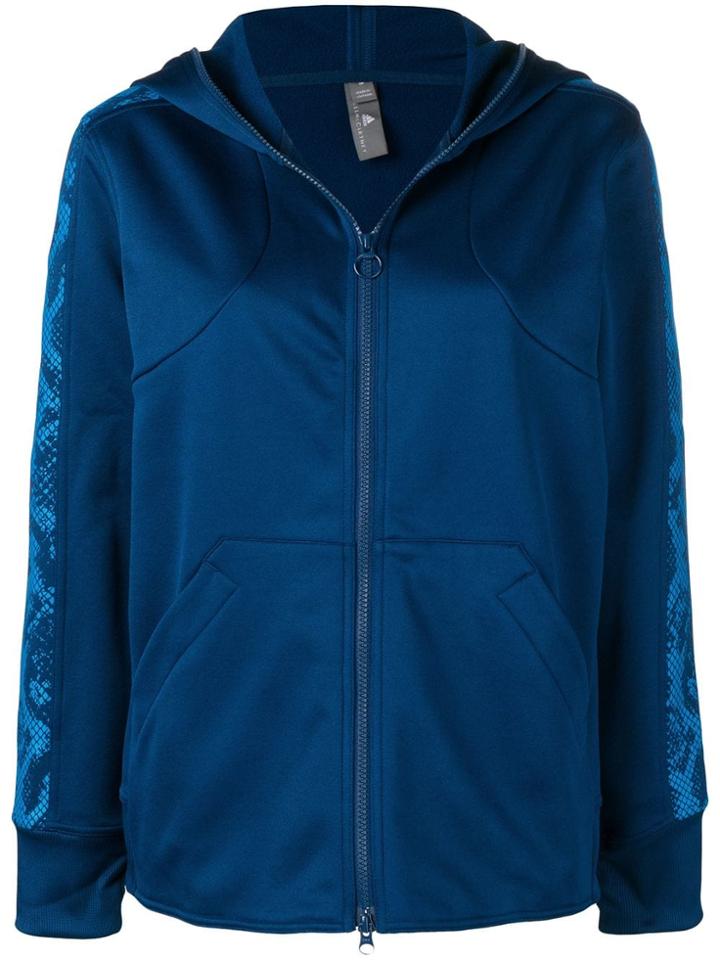 Adidas By Stella Mccartney Zip Front Track Hoodie - Blue