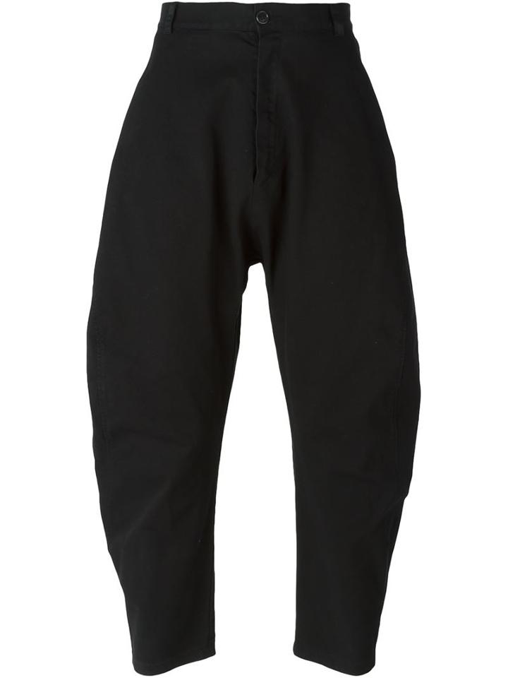 Henrik Vibskov Circle Trousers, Men's, Size: Xl, Black, Cotton