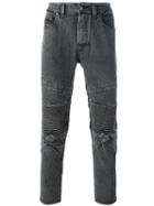 Diesel Biker Skinny Jeans, Men's, Size: 30, Black, Cotton/polyester/spandex/elastane