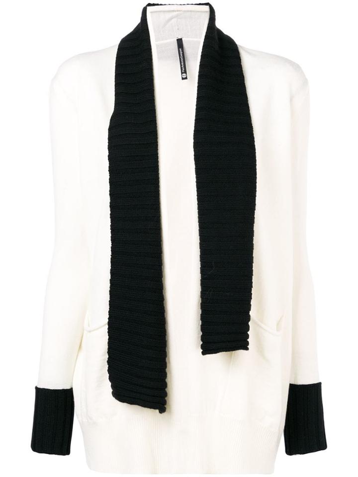 Pierantoniogaspari Open Front Cardigan - White