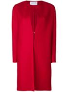 Harris Wharf London Loose Mid-length Coat - Red