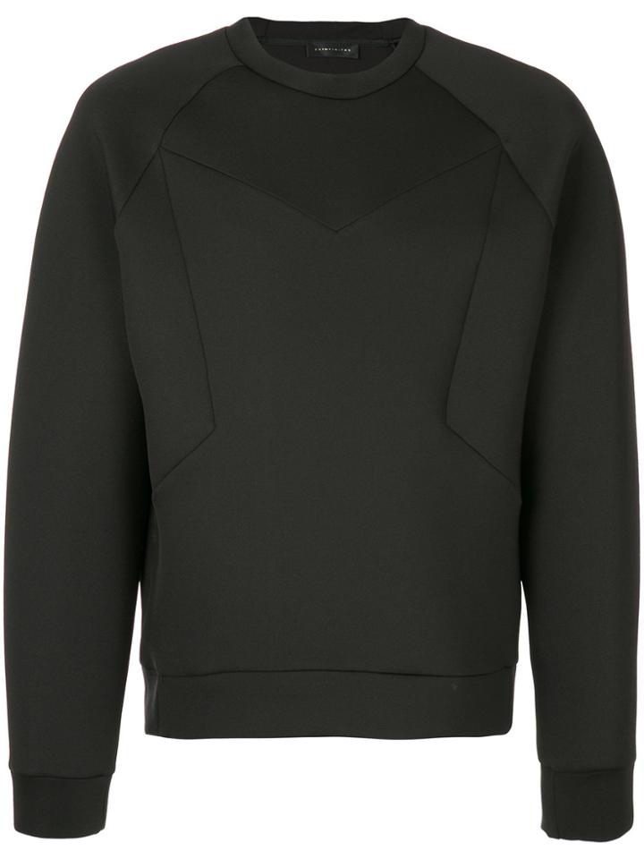 Ex Infinitas Long-sleeve Fitted Sweatshirt - Black