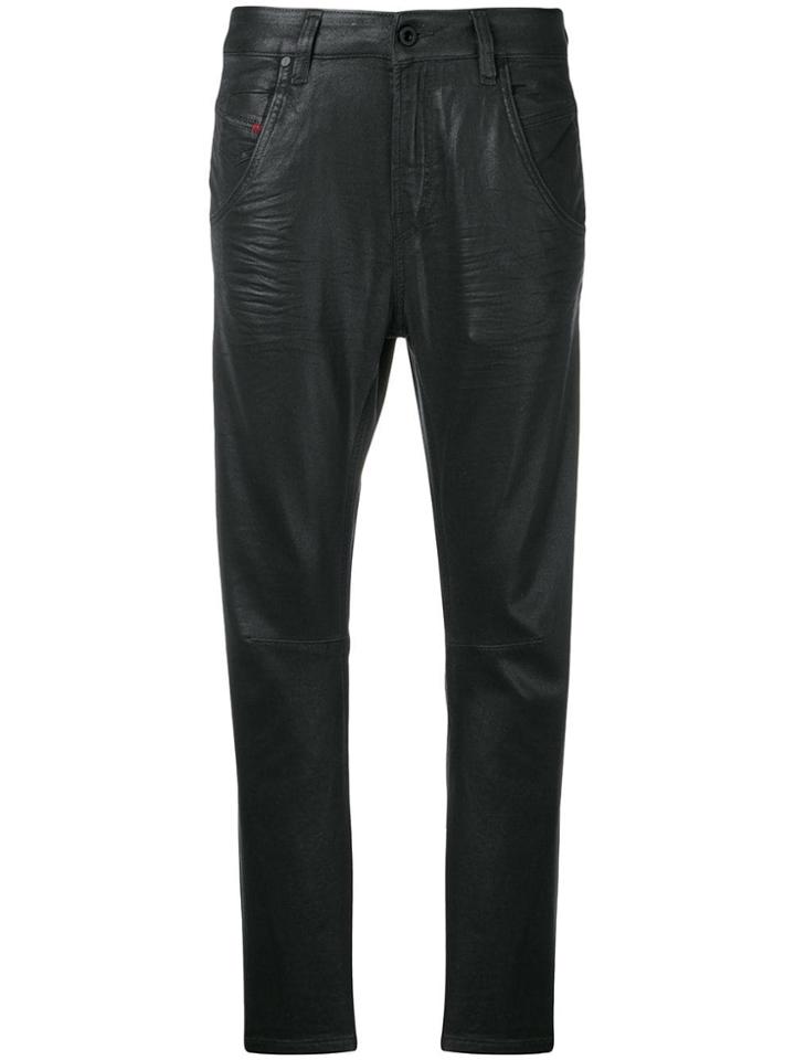 Diesel Fayza Carrot Fit Trousers - Black
