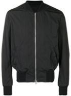 Ami Paris Zipped Bomber Jacket - Black