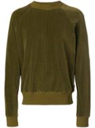 Maison Margiela Ribbed Oversized Sweater - Green