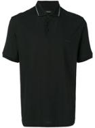 Z Zegna Shortsleeved Polo Shirt - Black