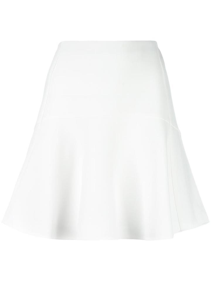 Chloé Flounce Skirt, Women's, Size: 36, White, Acetate/viscose/silk