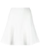 Chloé Flounce Skirt, Women's, Size: 36, White, Acetate/viscose/silk
