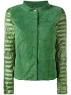 Herno - Puffer Jacket - Women - Cotton/lamb Skin/polyamide/acetate - 42, Women's, Green, Cotton/lamb Skin/polyamide/acetate