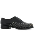 Emporio Armani Studded Lace-up Shoes - Black