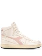 Diadora Logo Hi-top Sneakers - Neutrals