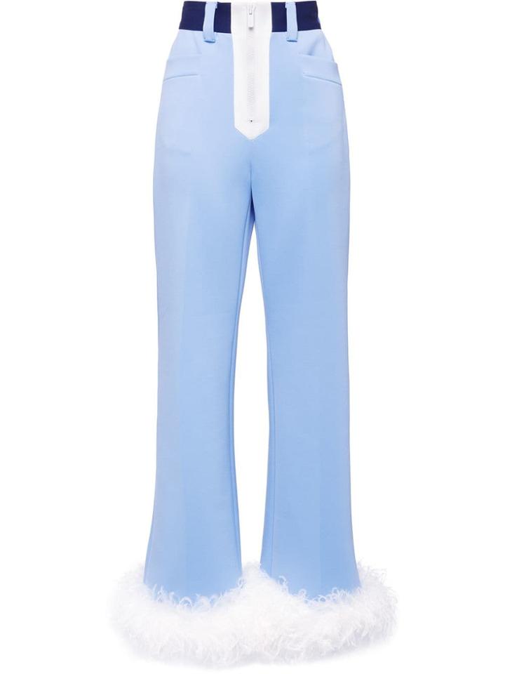 Miu Miu Techno Trousers - Blue