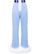 Miu Miu Techno Trousers - Blue