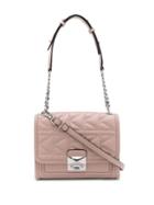 Karl Lagerfeld Quilted Studded Tote Bag - Pink