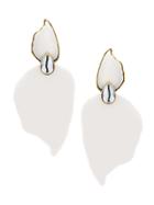 Camila Klein Maxi Earrings - White