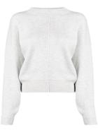 Vanessa Bruno Cropped Round Neck Jumper - Grey