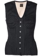 Jean Paul Gaultier Vintage 'cone' Pinstripe Top