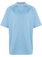 Sacai Short Sleeve Raglan Sweatshirt - Blue