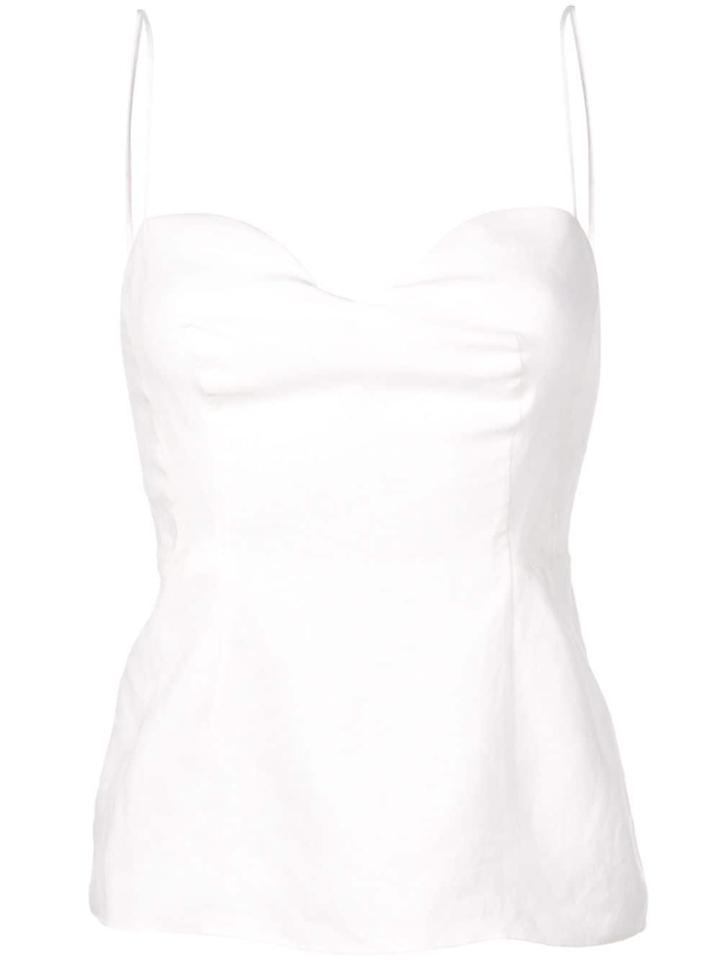 Theory Fitted Slip Top - White
