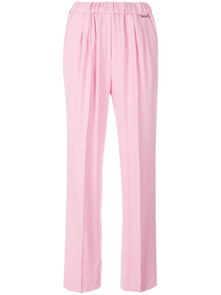 Twin-set Tapered Trousers - Pink & Purple