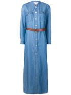 Michael Michael Kors Denim Maxi Dress - Blue