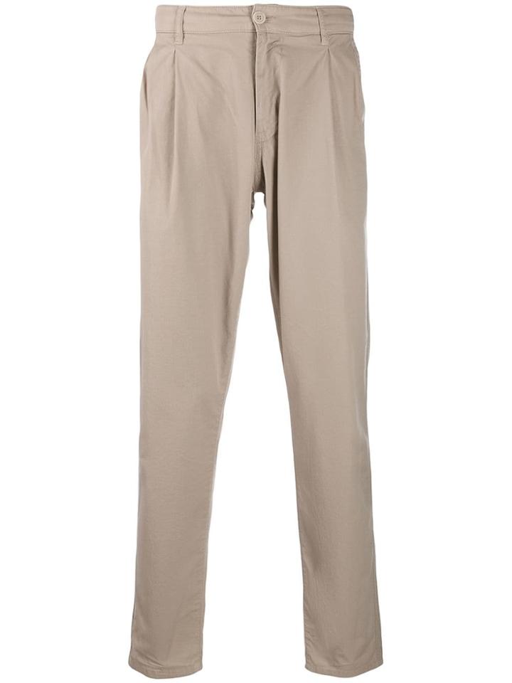 Aspesi Pleated Detail Trousers - Neutrals