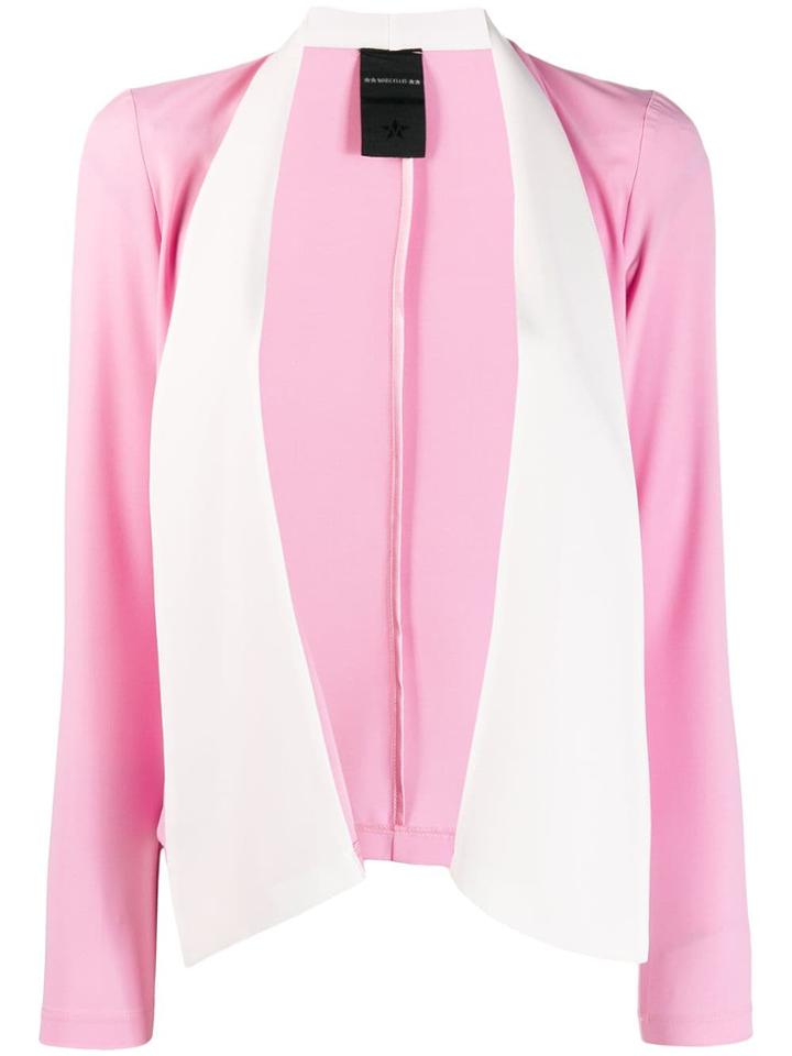 Marc Ellis Two Tone Shawl Blazer - Pink