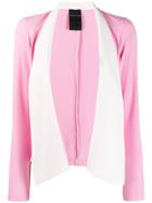 Marc Ellis Two Tone Shawl Blazer - Pink