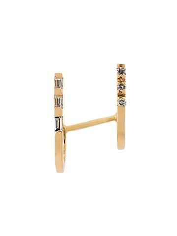 Xiao Wang Double Cuff Earring - Metallic