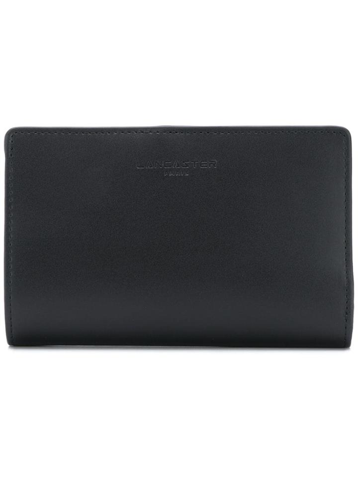 Lancaster Snap Closure Wallet - Black