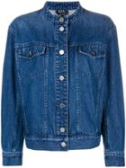 A.p.c. Buttoned Denim Jacket - Blue