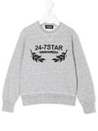 Dsquared2 Kids - Branded Sweatshirt - Kids - Cotton/rayon - 12 Yrs, Grey