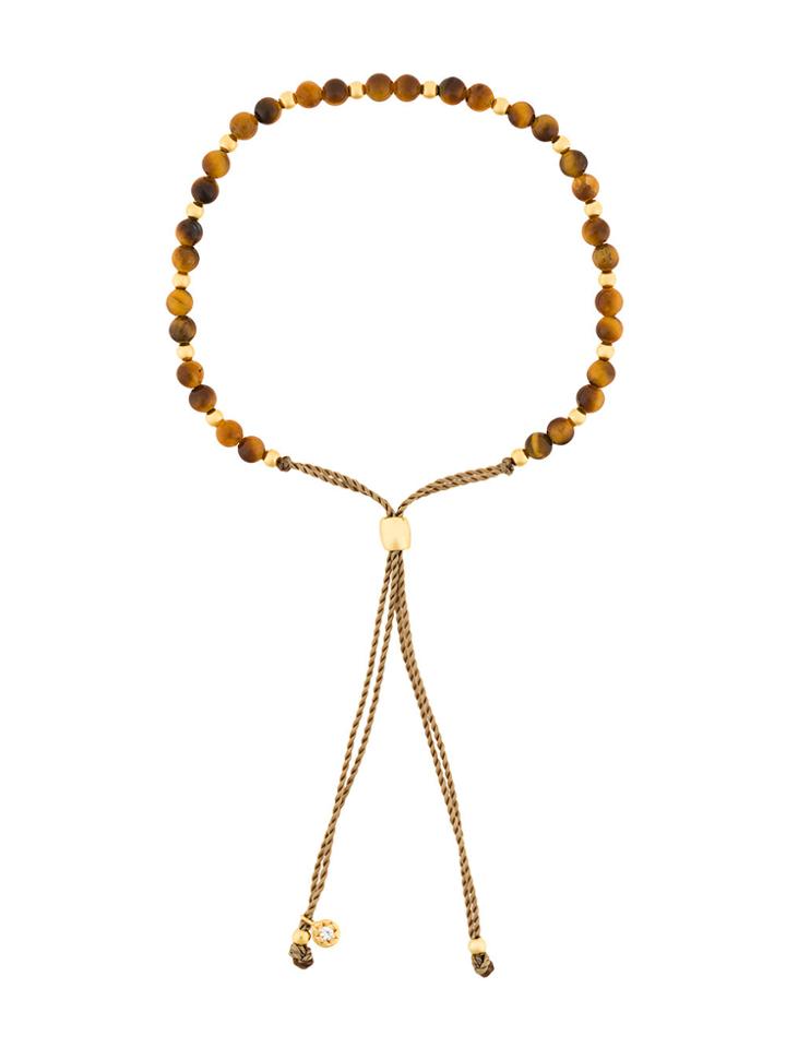 Astley Clarke Beaded Skinny Bracelet - Brown