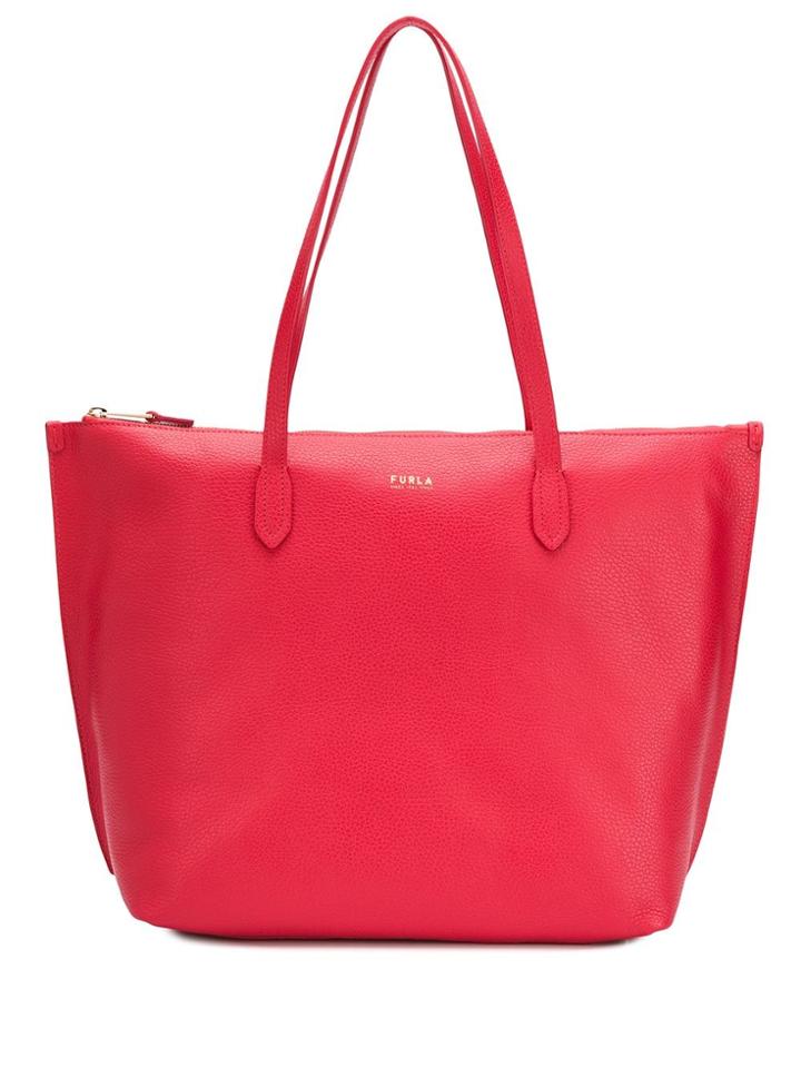 Furla Luce M Tote - Red