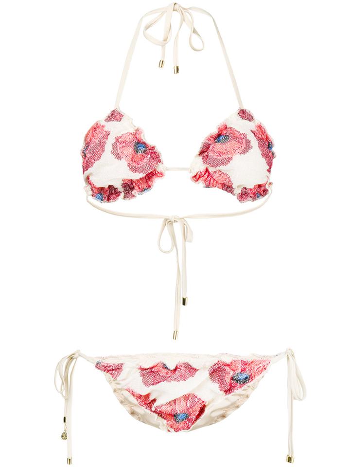 Mitos Frou Frou Poppies Bikini - Nude & Neutrals